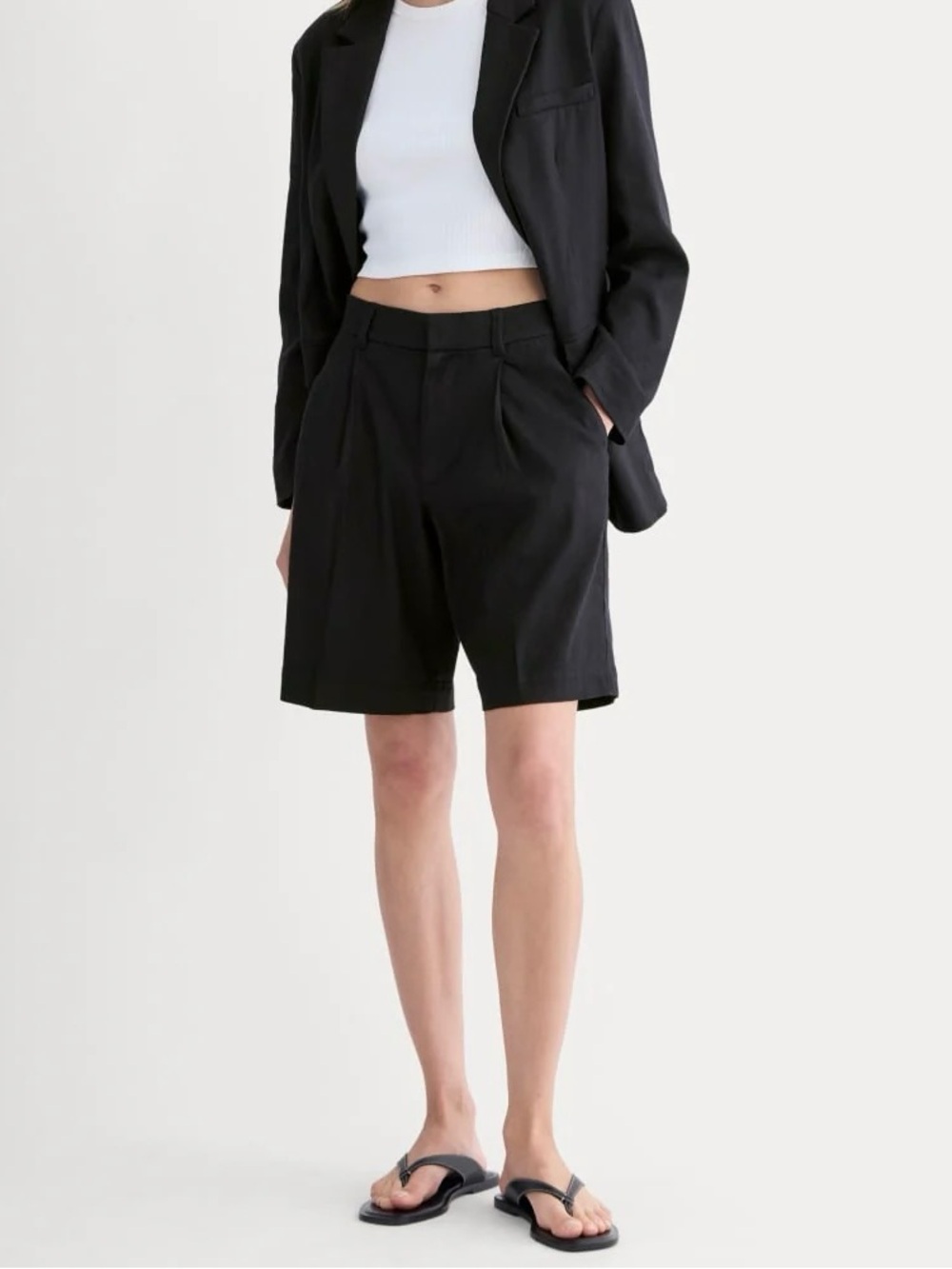NWT Everlane Linen Style Trouser Shorts